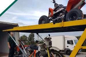 transport de motocicleta